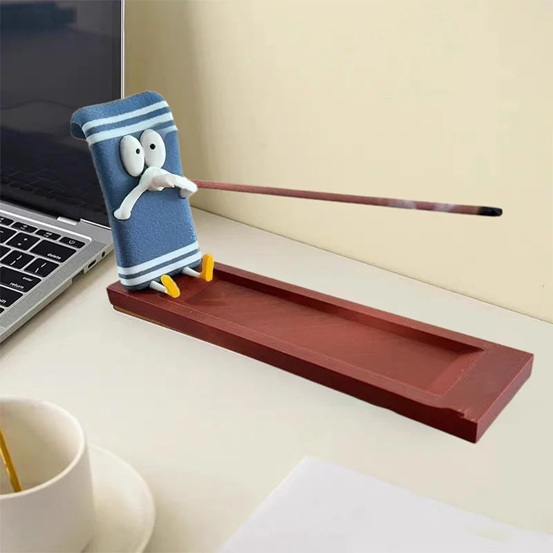 Towelie Servietsky Incense Holder Incense Holder For Sticks, Handcrafted Realistic Crafts, Home Decor, Best For Meditation, Yoga