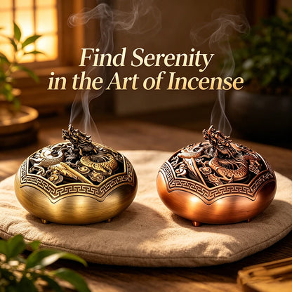 High-end Chinese-style incense burner with modern craftsmanship, suitable for home tea rooms, studies, and yoga meditation relax