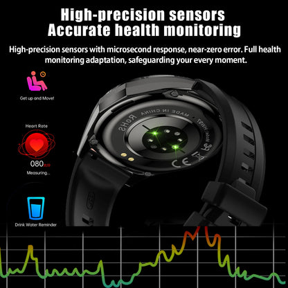 2026 New Watch 6 PRO Bluetooth Call Smart Watches Men GPS Tracking Sports Fitness IP68 Waterproof 1.53inch AMOLED Smartwatch