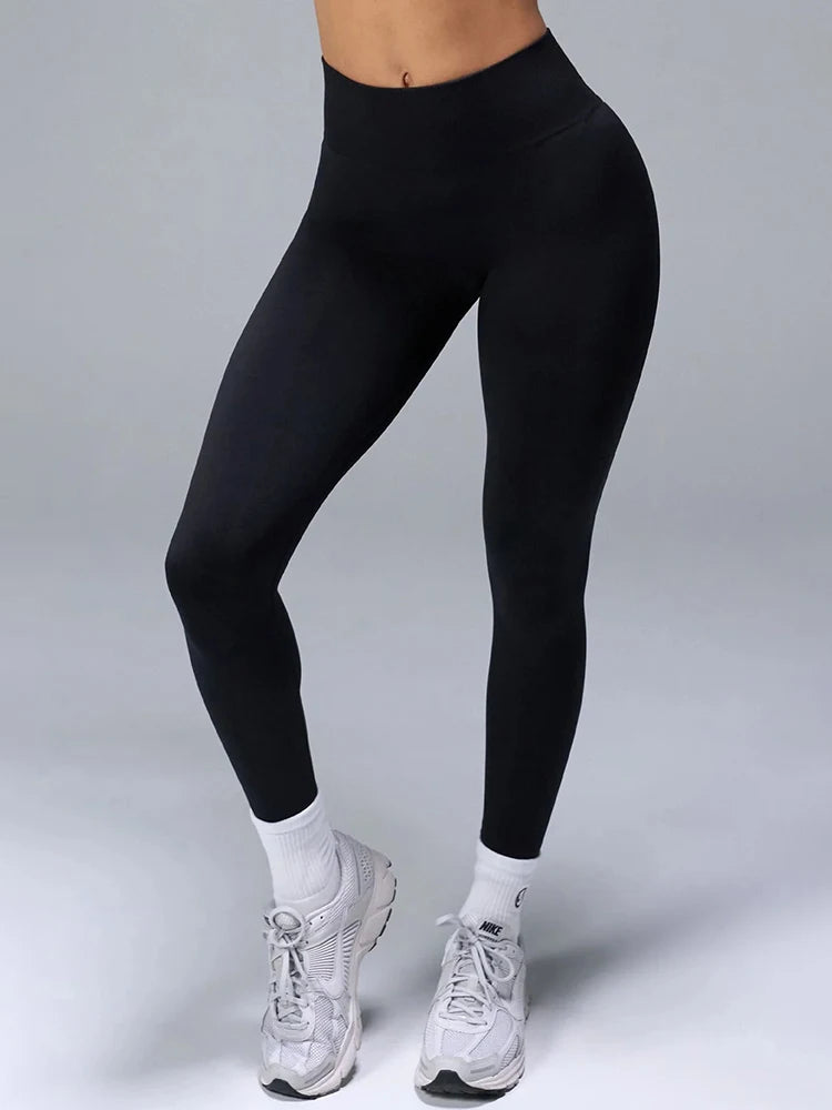 Leggings Sports Women Yoga High Waist Tights With Pocket Sportswear Woman Gym Skinny Pants Brown Leggings For Women Fitness