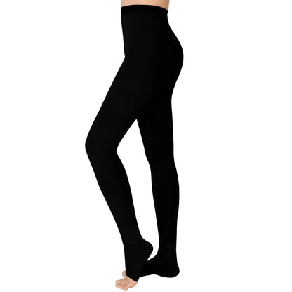 20 - 30mmHg Compression Stockings Closed/Open Toe Waist High Compression Leggings for Edema, Varicose Veins, Swelling, Pregnant