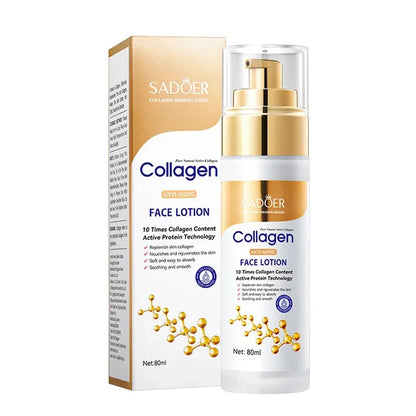 SADOER Collagen Facial Serum Face Lotion Moisturizing Face Emulsion Oil Control Water Anti Wrinkle Refreshing Facial Essence