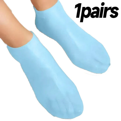 1/5/10Pairs Silicone Moisturizing Foot Socks Spa Tools Reusable Gel Stocking Protective Cover Anti Cracking Dead Skin Foot Care