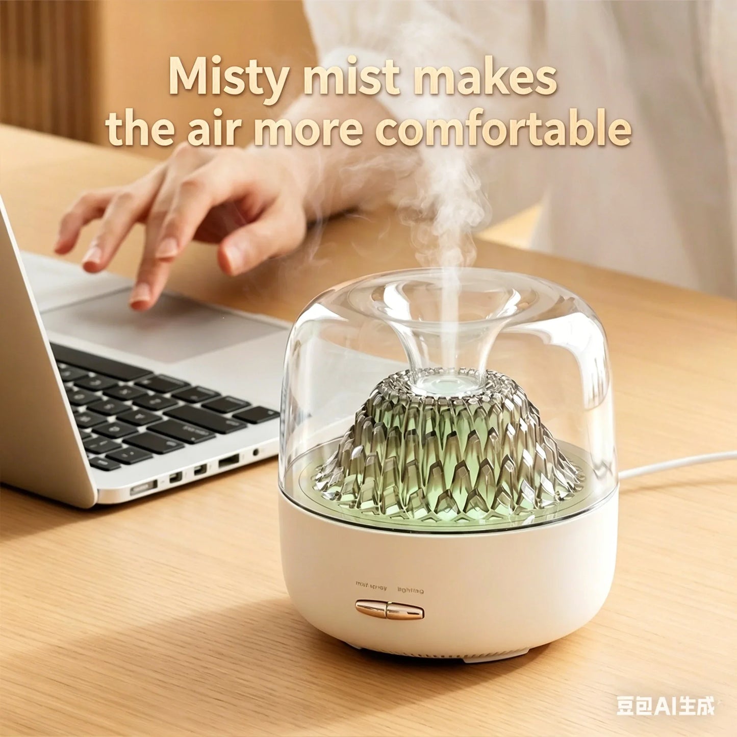 Aroma Diffuser – Your Personal Home Spa Companion, with 7-color ambient lights for gorgeous and colorful lighting effects