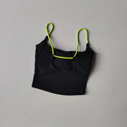 Yoga suit, camisole, vest, women's new style with chest cushion, Pilates summer sexy fitness bra