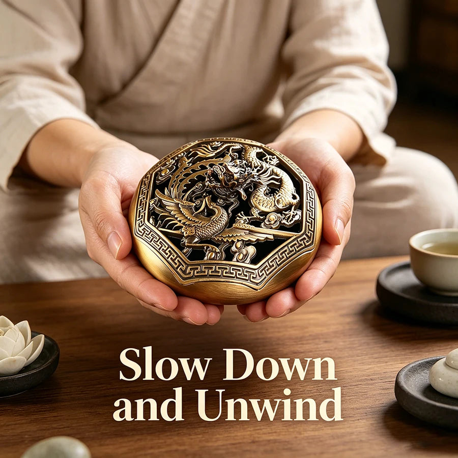 High-end Chinese-style incense burner with modern craftsmanship, suitable for home tea rooms, studies, and yoga meditation relax