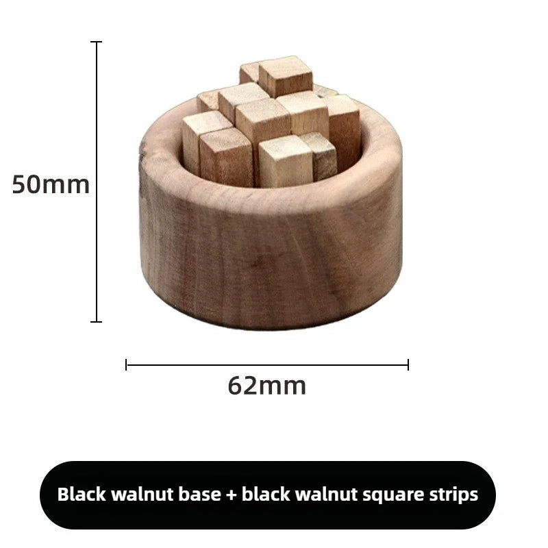 Essential Oil Diffuser With Diffuser Rods Smokeless Fragrance Wooden Fireless Aromatherapy For Home Decor Office Car Craft