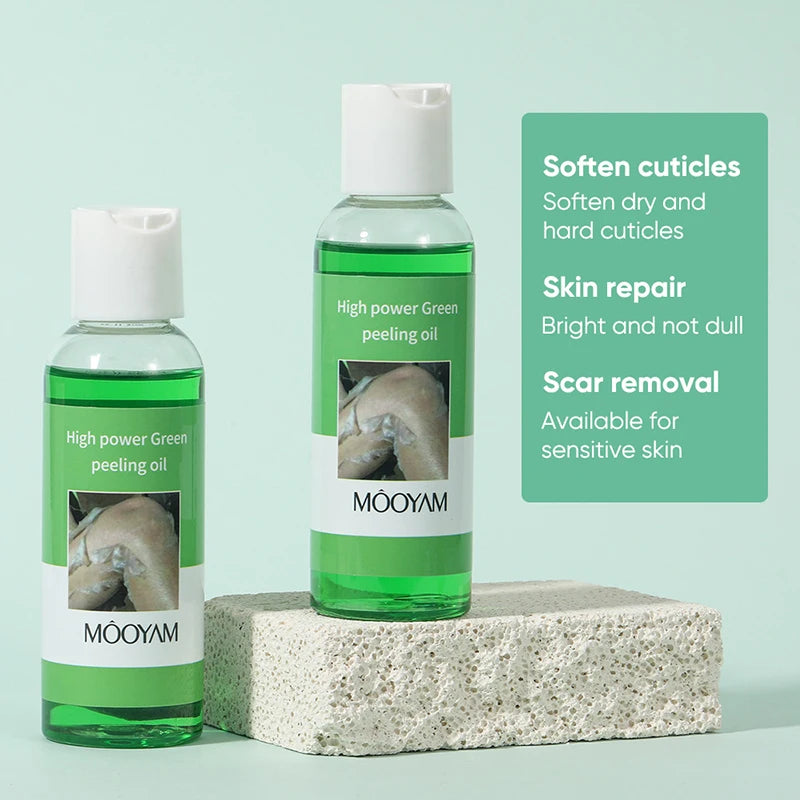 Green Exfoliating Oil Licorice Extract Face Body Soften Moisturizing Peeling Oil Deep Gentle Cleaning Pores Daily Body Care