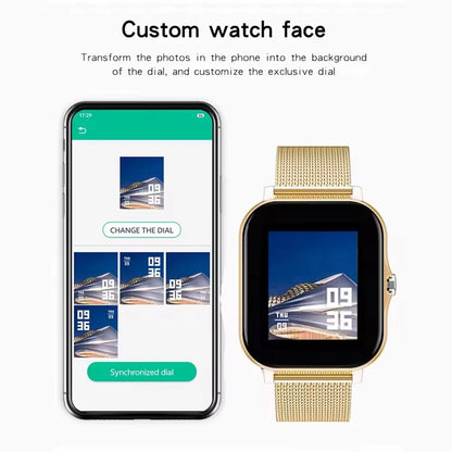 ViVO 2026 New Smart Watch for Men Women Gift Sports Fitness Full Touch Screen Watch Bluetooth Call Digital Smartwatch