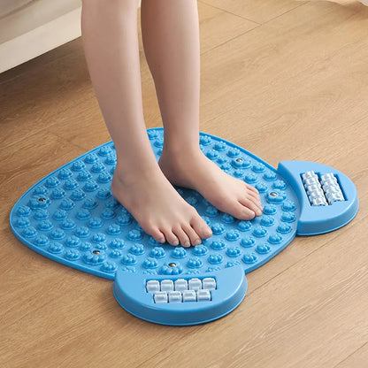 Oversized Shiatsu Foot Massager Board Third Generation with Massage Wheel Super Pain Relief Toe Pressure Cushion for Relaxation