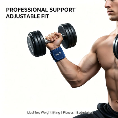 1 Piece Unisex Elastic Wrist Wraps Weight Lifting Brace Guard Band for Gym Fitness Protection Barbell Strap