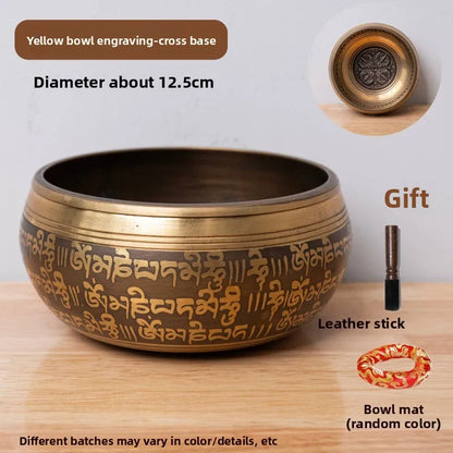 Nepal Singing Bowl Sound Healing Meditation Singing Bowls Spiritual Relaxation Bowls Energy Percussion Musical Instruments