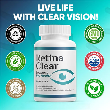 Vision Supplement – Eye Health Formula with Lutein, Zeaxanthin, Quercetin & Vitamin,Supports Visual Clarity,Eye Fatigue Relief