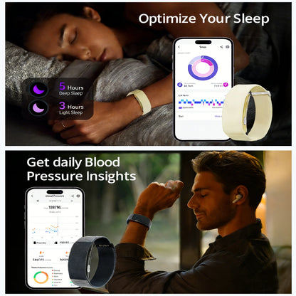 2026 New VITRO Screenless Smart Bracelet ECG SOS Heart Rate Blood Pressure Sports Fitness Waterproof NO Screen Smart Bands