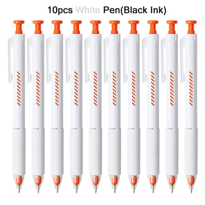 KACO ON ZERO Shake Gel Pen,0.5mm Black Retractable Refillable Ink Pen Smooth Writing ST Nib For Homework,Exam,Signing,Journaling