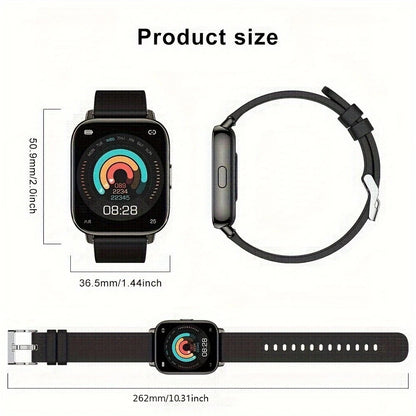 P66 Smart Watch 1.85" | 100+ Sport Modes | IP68 Waterproof Ultra Thin | Fitness Activity Tracker for iOS Android