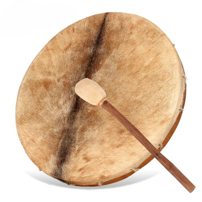 Large Shaman Drum Adults Practice Shaman Drum Spiritual Relaxation Sheepskin Drums Professional Percussion Musical Instruments