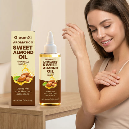 Almond Body Oil - Gentle ingredients, lightweight texture, moisturizing and refreshing, nourishes the skin