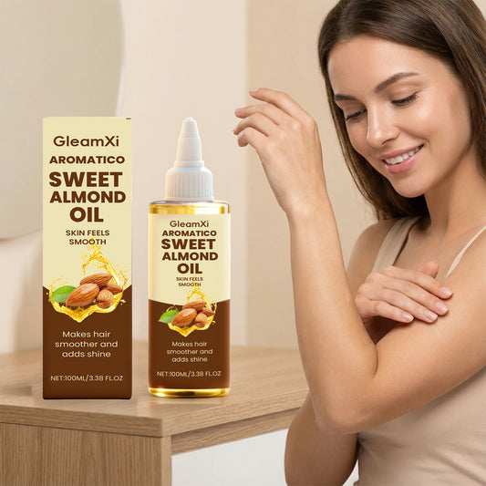 Almond Body Oil - Gentle ingredients, lightweight texture, moisturizing and refreshing, nourishes the skin