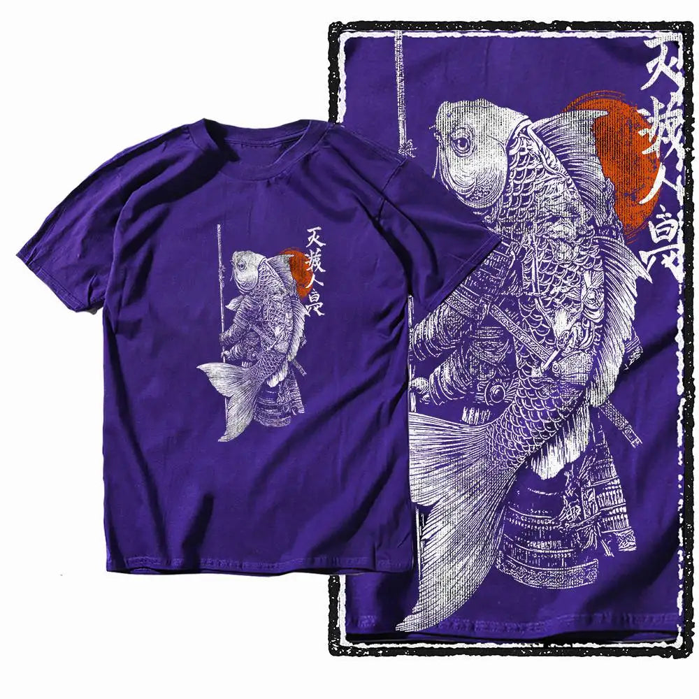 G28 Purple Cotton Cool Dragon Graphic Men T-shirt |  Streetwear Big Size Vintage O-neck men's Tee Tshirt