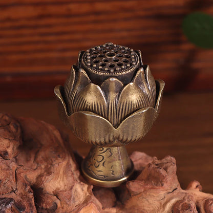 Brass Incense Burner,Metal Aromatherapy Holder,Unscented,Ideal For Yoga Meditation,Bedroom Ambiance,Home Decor
