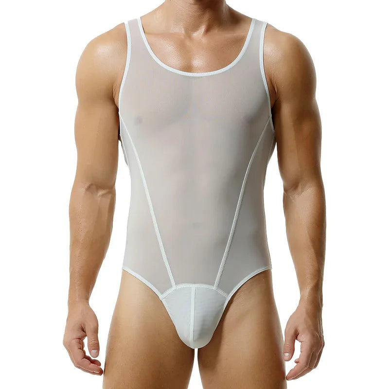 Fitness Faja Para Hombre Compression Shirt Men Mesh Breathable Corset Bodysuit Ropa Interior Sexi Para Hombre Men's Shapewear