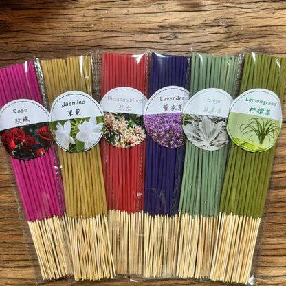 6-Set Meditation Incense Collection, High Quality Long Lasting for Yoga, Space Cleansing & The Perfect Gift, Lavender Jasmine