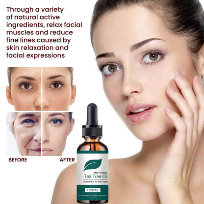 Mild formula tea tree oil is suitable for all skin types, plant essence extract