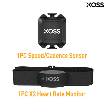 XOSS X2 Chest Strap Heart Rate Sensor Monitor Bluetooth ANT+ Wireless Health Fitness Smart Bicycle Sensor