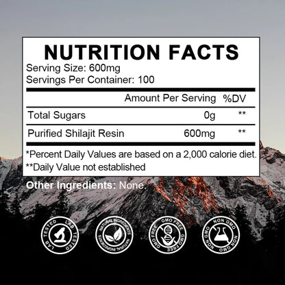 MINCH Pure Organic Shilajit Mineral Supplements