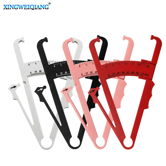 Body Fat Loss Tester Calculator Caliper Fitness Clip Fat Measurement Tool Slim Chart Skinfold Test Instrumen