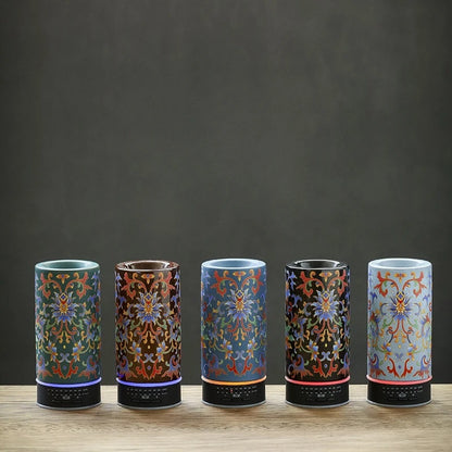 Electronic Incense Burner Enamel Ceramics Charge At Regular Time Temperature Regulation Incense Burner Ornament Gift Box