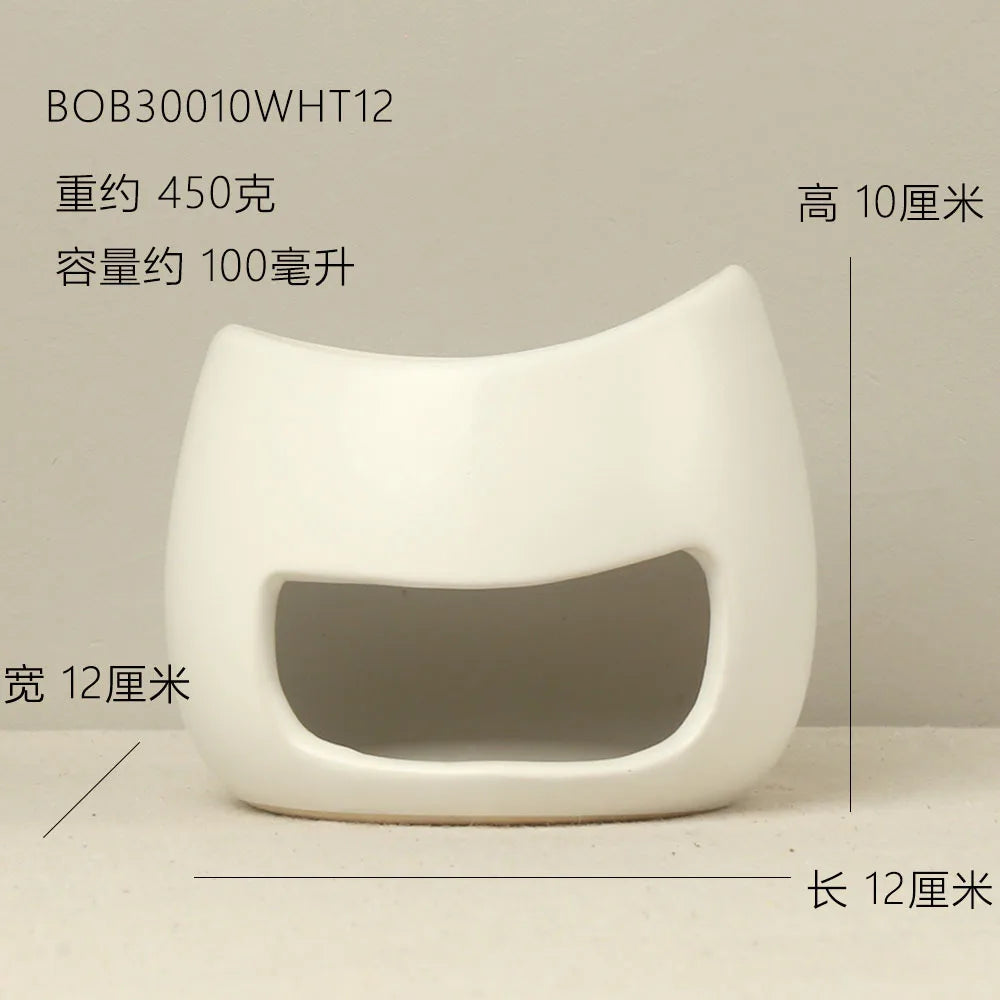 Handmade Ceramic Oil Burner & Wax Melter Speckled Rustic Aromatherapy Diffuser Modern Oil Burner Tealight Wax Melt Warmer