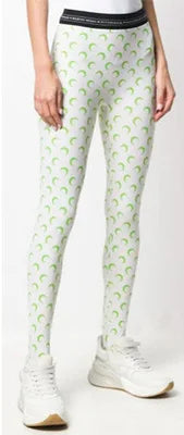 Moon Print Sports Leggings Trousers Elastic Slimming Casual Wear Outdoor Indoor ular Long Pants Thin Material Fem