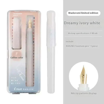 PILOT Fountain Pen Lightweight Barrel SMILEY Cute Panda Nib/Cap Practice Pen Business School Journaling Gift Japanese Stationery