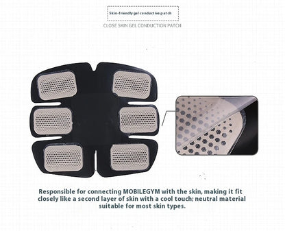 Abdominal muscle adhesive fitness belly pad water gel patch 40*60 EMS abdominal muscle trainer  replacement
