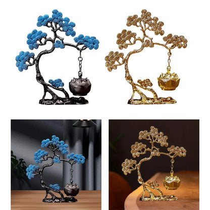 Hanging Incense Burner Censer Ideal Gift Collecting Artwork Pine Tree Incense Holder for Farmhouse Yoga Hotel Bedroom Kitchen