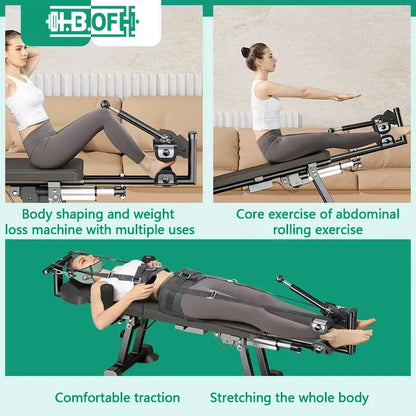 Electric Spine Bed, Electric Stretching Fitness Bed, Rehabilitation Trainer, Height Increase Traction Device, Inversion Machine