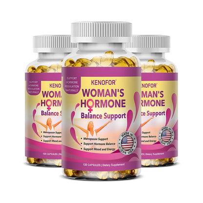 Women’s Menopause Support Supplement, Enhancing Hot Flashes, Night Sweats, Mood Swings & Fatigue, Supports Daily Wellness
