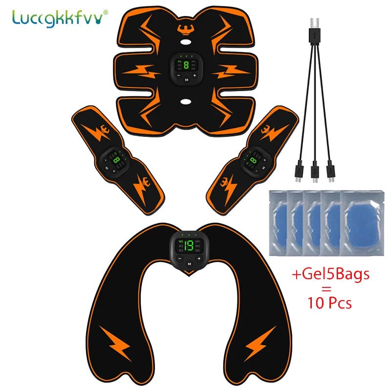 Smart EMS Wireless Muscle Stimulator Fitness Trainer Abdominal Training Electric Weight Loss Stickers Body Slimming Massager