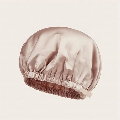 22 Momme 100% Mulberry Silk Bonnet for Sleeping Women, Adjustable Double Layer Silk Hair Wrap for Sleeping Hair Care