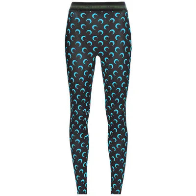Moon Print Sports Leggings Trousers Elastic Slimming Casual Wear Outdoor Indoor ular Long Pants Thin Material Fem