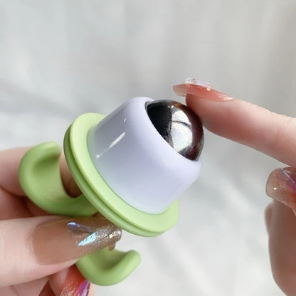 2/1pcs Handheld Body Massager Mini Potted Plant Shaped Roller Ball Bead Relaxation Massage Cooling for Neck Foot Skin Care Tool