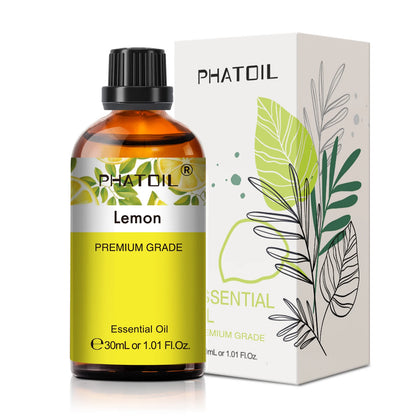 PHATOIL Reed Diffuser Essential Oil For Aromatherapy-30ml Lavender Lemon Eucalyptus Sweet Orange Sandalwood Aroma Essential Oils
