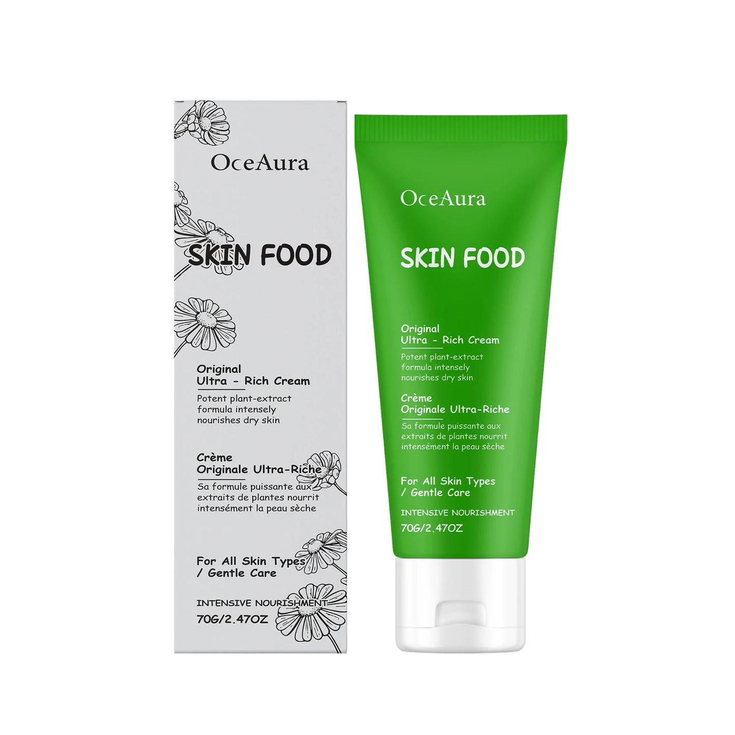 OceAura 70g Nourishing Skin Cream Pamper and Moisturize the Face Daily Shine Delicate Skin Nourishing Skin Cream
