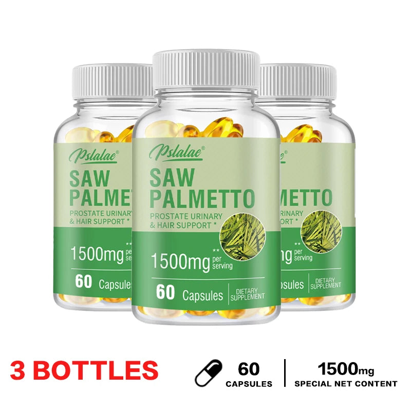 Saw Palmetto – Men’s Prostate Health, Prevents Hair Loss and Relieves Frequent Urination
