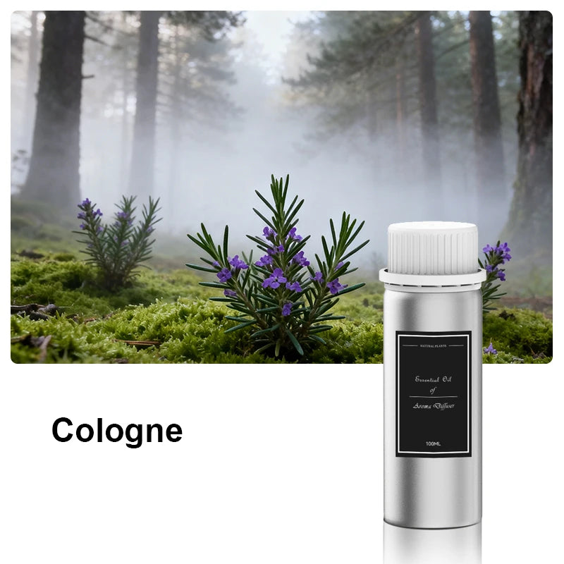 100ml Aluminum Bottle Essential Oil Car Aromatherapy Machine Essential Oil Supplement Suitable For Home Aromatherapy Machine