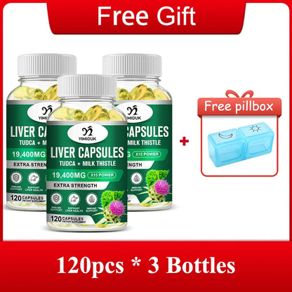 Liver Supplement, Support Liver Function Health, Powerful Antioxidant & Detoxifier, Heart Health & Healthy Cholesterol Levels