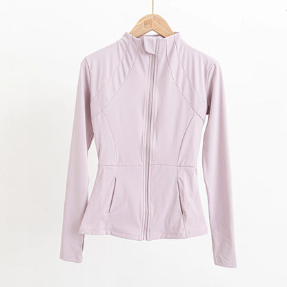 Yoga Clothes Windbreaker Women's Autumn Winter Professional Sports Jogging Cycling Long-sleeved Fitness Running Shirts Tops Gym