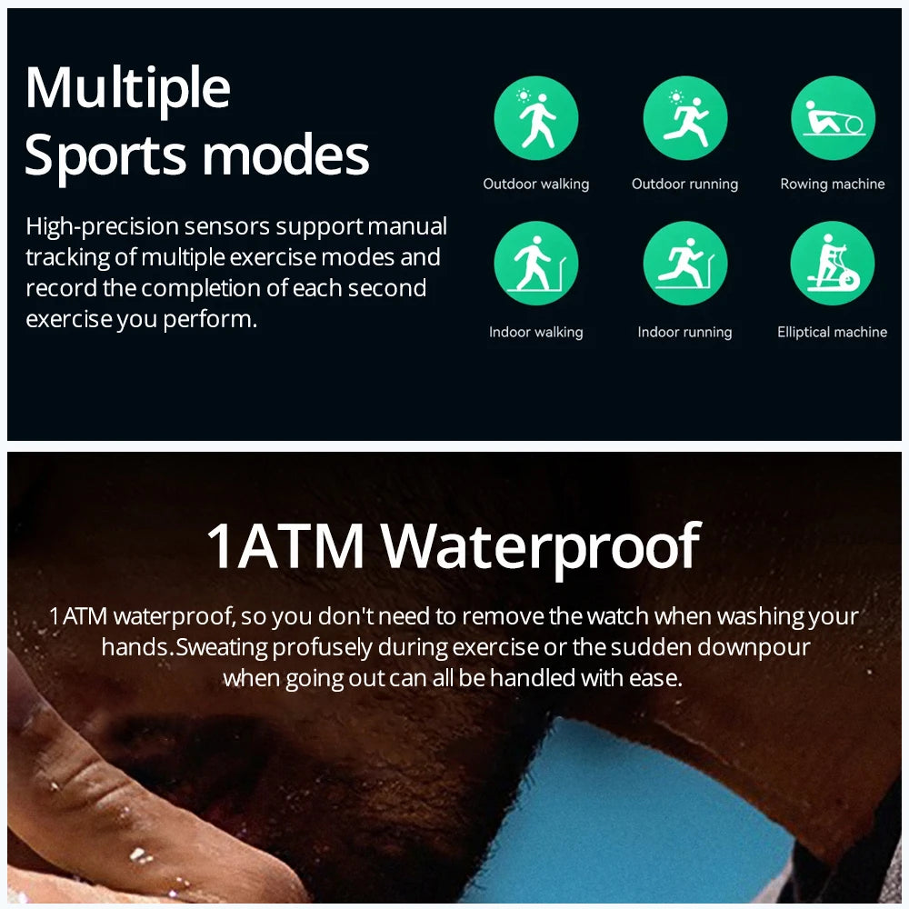 2026 New VITRO Screenless Smart Bracelet ECG SOS Heart Rate Blood Pressure Sports Fitness Waterproof NO Screen Smart Bands